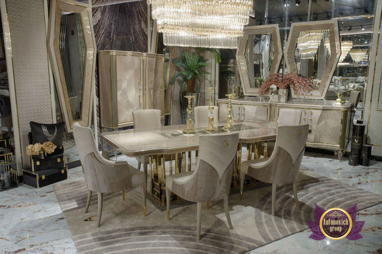 Extravagant outdoor space reflecting Dubai's premier design style