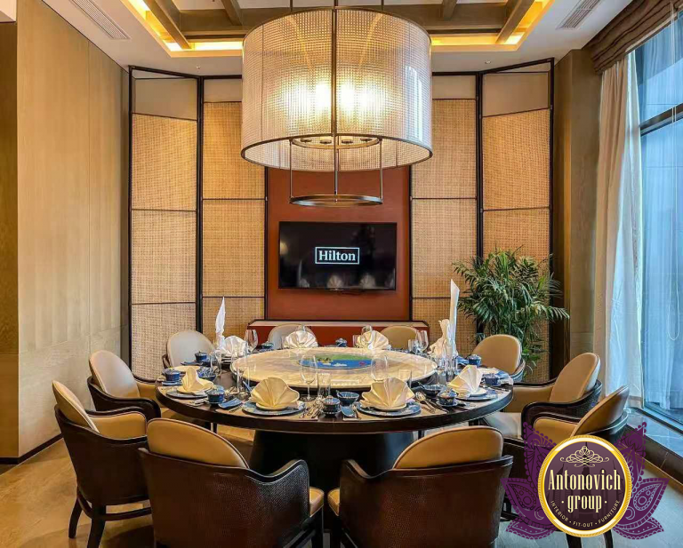 hotel dining area interior design