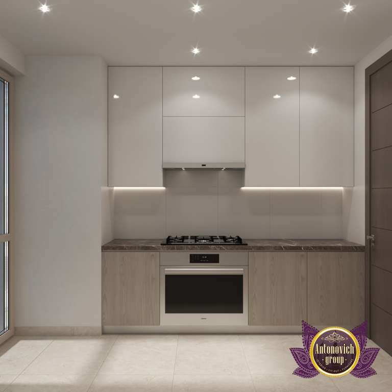 Bright and airy kitchen featuring open shelving and natural light