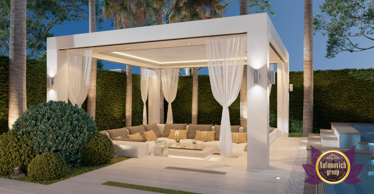 luxury villa outdoor spaces