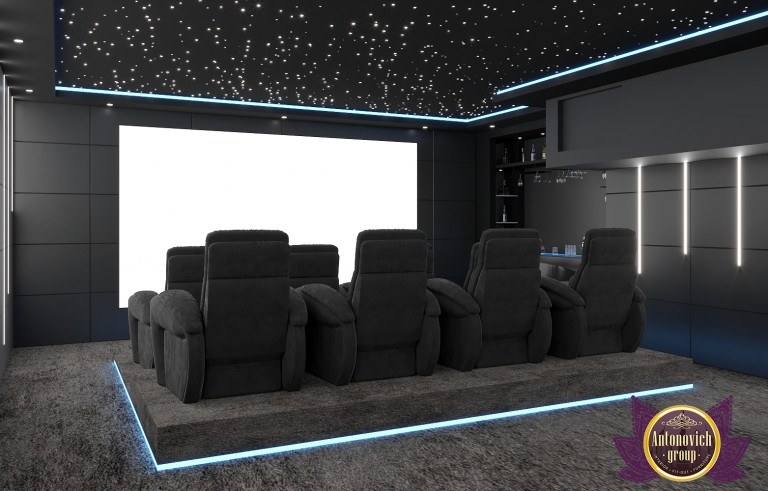 luxury home cinema interior design