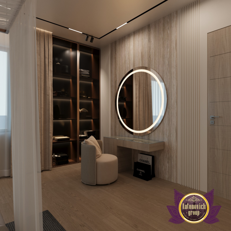 luxury walk-in closet