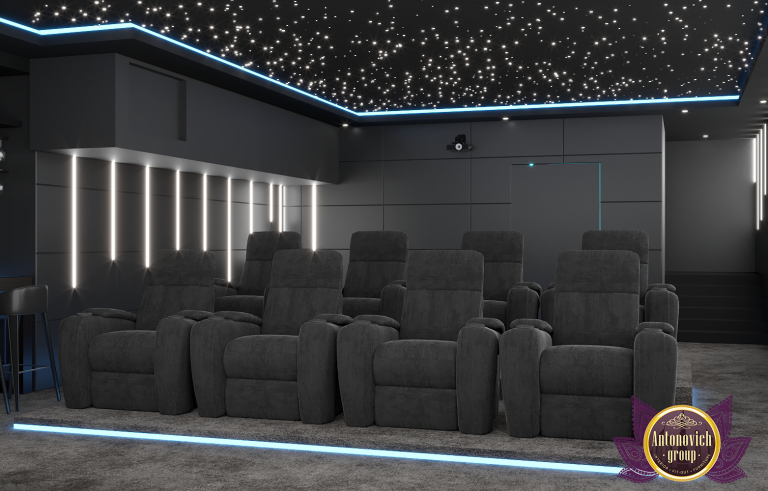 luxury home cinema interior design