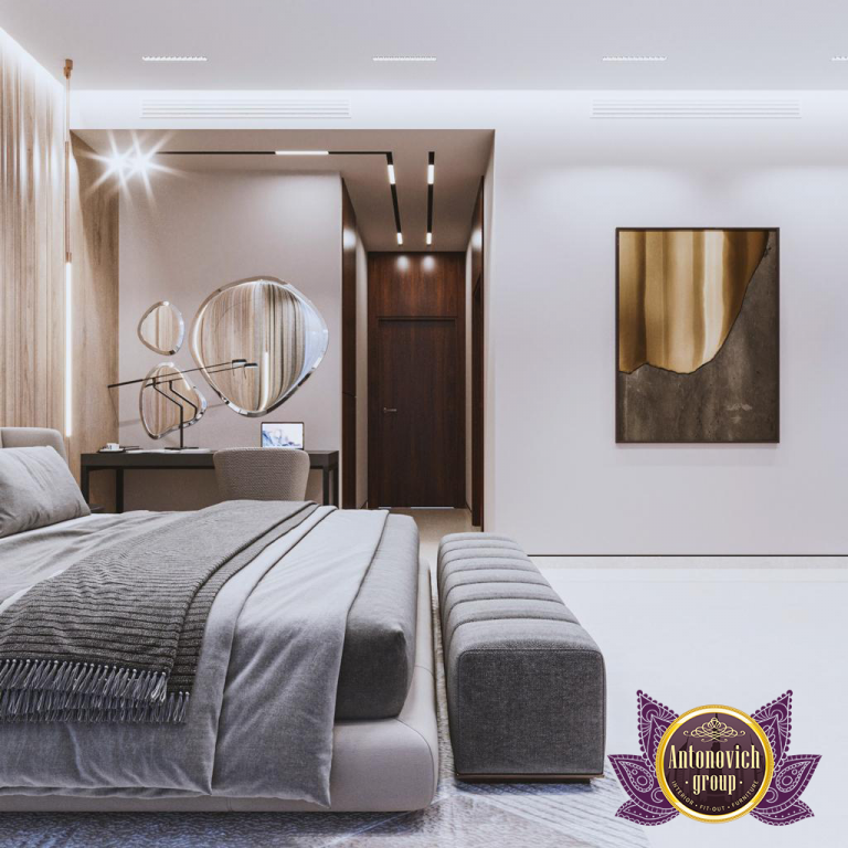 luxurious bedroom interior