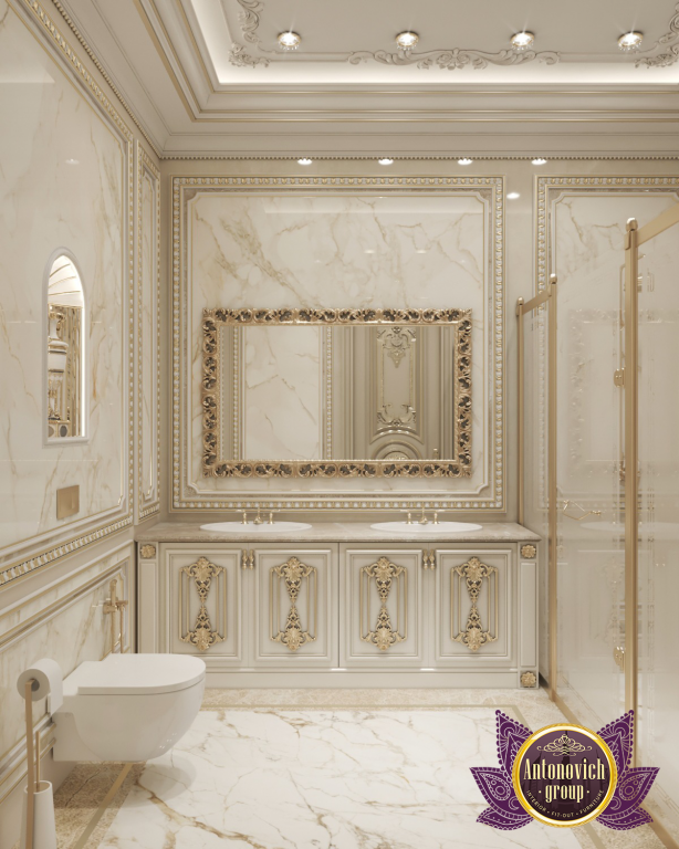 classic luxury bathroom Dubai