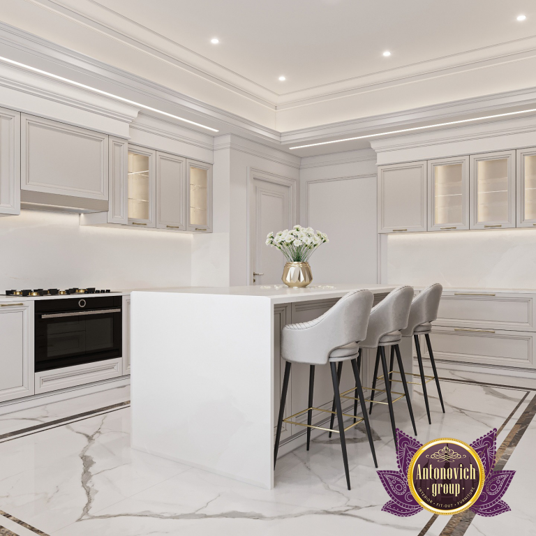 white kitchen interior design