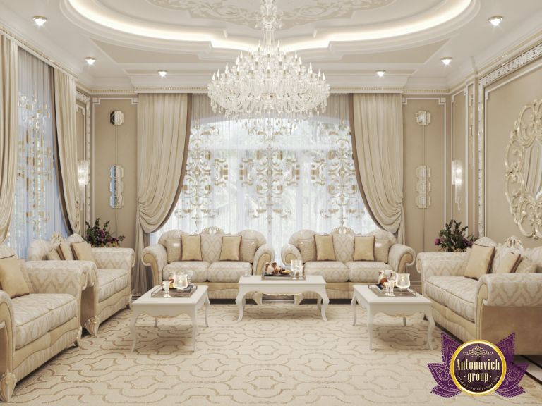 classic gold theme living room interior living room interior