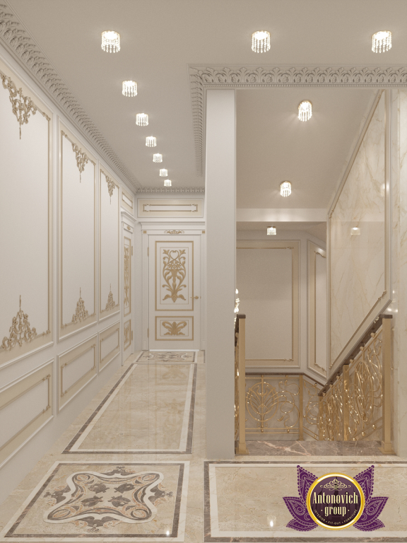 luxury classic corridor interior design