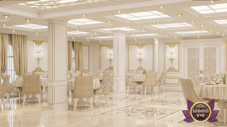 Dubai's wedding hall interior design