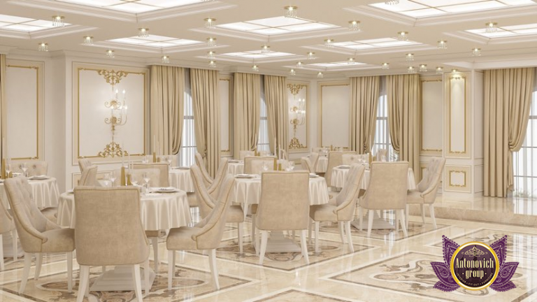 Dubai's wedding hall interior design