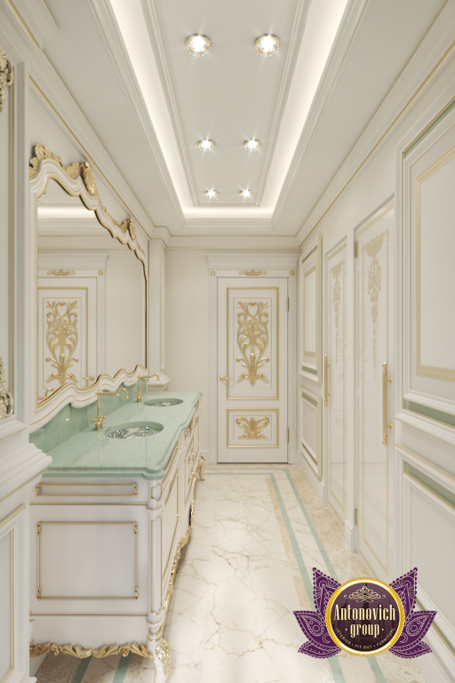 Classic bathroom interior design