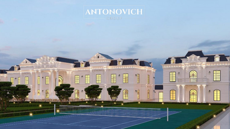 Royal Palace Exterior Architecture by Antonovich Group: Crafting Majestic Luxury in Dubai