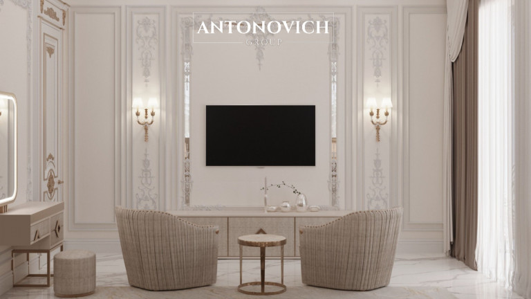 Master Bedroom Interior Design and Fit-Out by Antonovich Group: Elegance Meets Precision