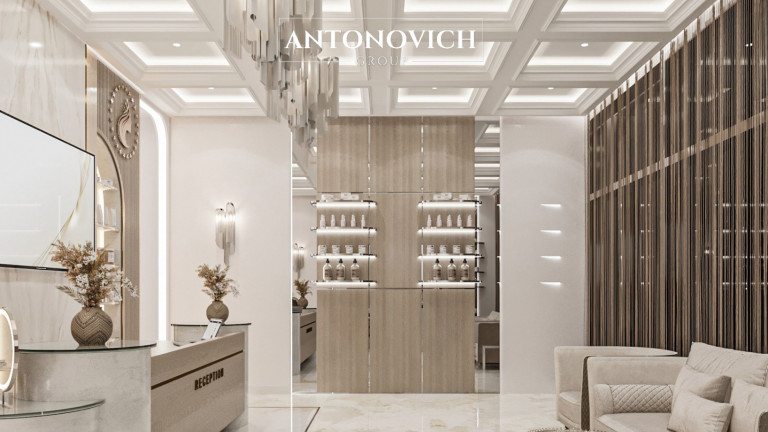 Modern Interior Design for Aesthetic Clinic by Antonovich Group: Crafting a Space of Elegance and Comfort