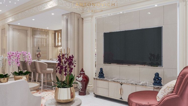 Interior Design and Fit-out for Luxury Apartment in Burj Khalifa Dubai