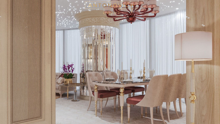 Interior Design and Fit-out for Luxury Apartment in Burj Khalifa Dubai