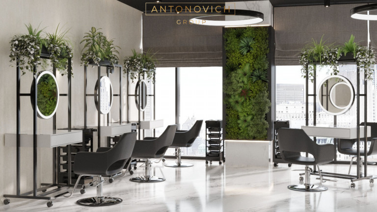 Creating Modern Elegance: Space Planning and Interior Design for a Salon