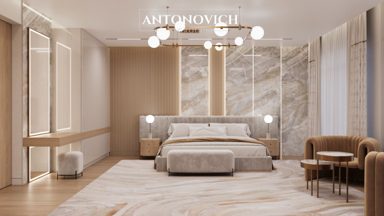 Transforming Dreams into Reality: Luxury Bedroom Design by Antonovich Group