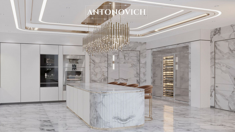 Culinary Grandeur: The Antonovich Group Approach to Luxury Kitchen Design