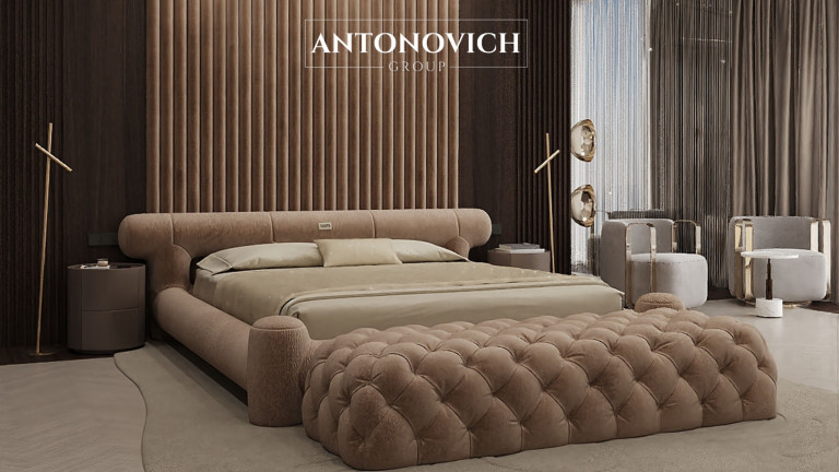 Crafting Dreams: Modern Luxury Bedroom Designs by Antonovich Group