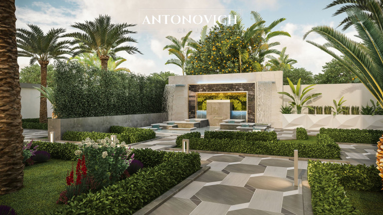 Landscape Design Execution for a Luxury Modern Villa