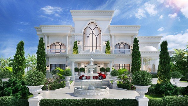 Exterior design in Abu Dhabi