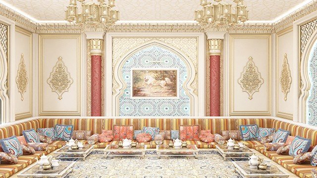 Majlis design in Abu Dhabi