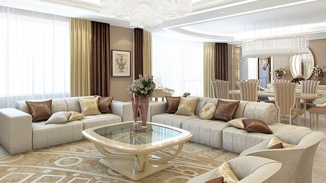 LUXURY DECOR FOR ROYAL VILLA IN DUBAI