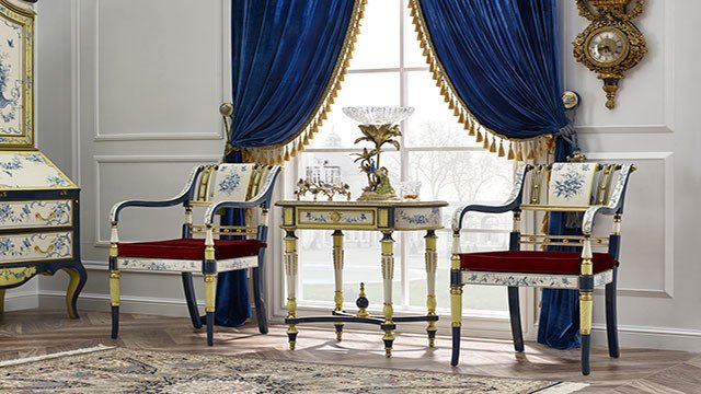 Classic luxury armchairs