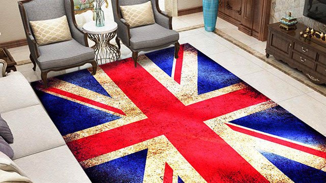 Flag print carpets