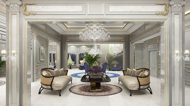 Elegant villa interior