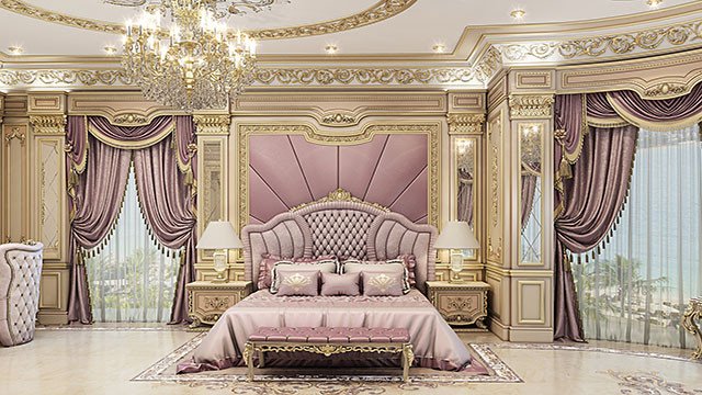 Royal luxury bedroom