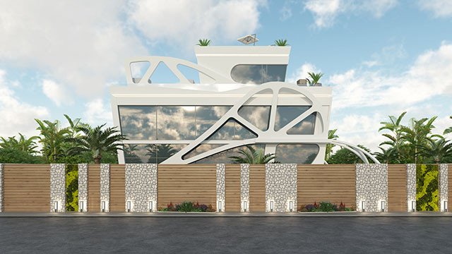 Contemporary exterior design