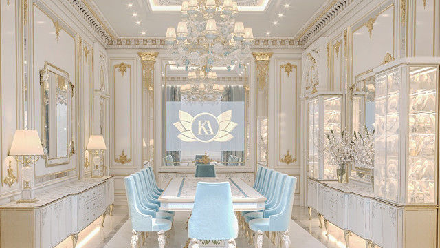 LUXURIOUS DINING ROOM INTERIOR DESIGN IN RIYADH