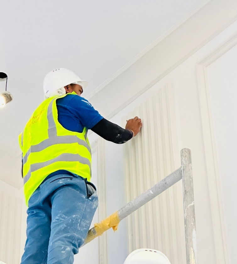 Gypsum fixing