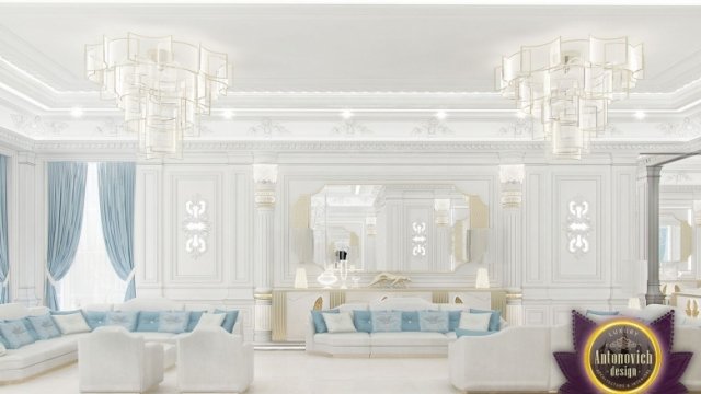 غرفة التصميم الداخلي المعيشة في قطر