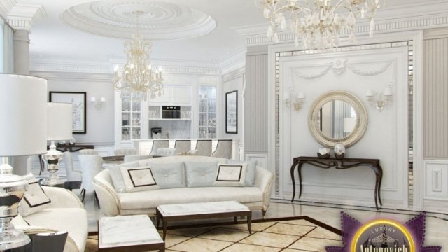 Contemporary Living Room Dubai