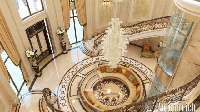 التصاميم الداخلية لغرفة جلوس العائلة في دبي