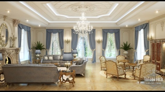 Luxury Living Room in Dubai