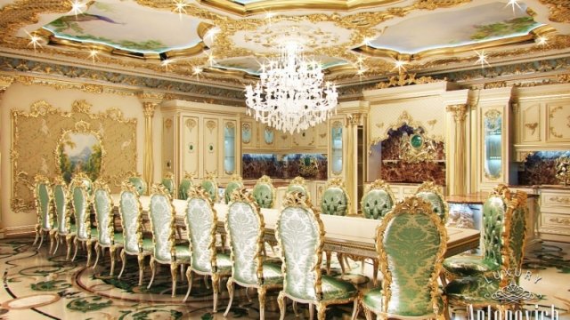 Royal Style Dinning Room Design