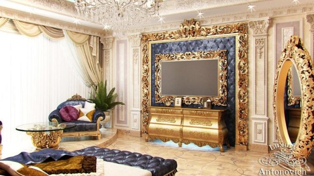 Luxury Oriental Style Bedroom Interior