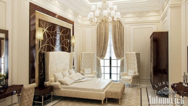 Интерьер главной спальни в Дубае
