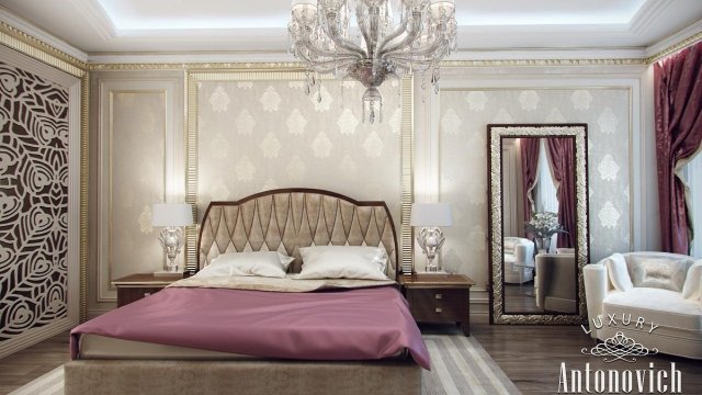 Шикарная спальня в Дубае