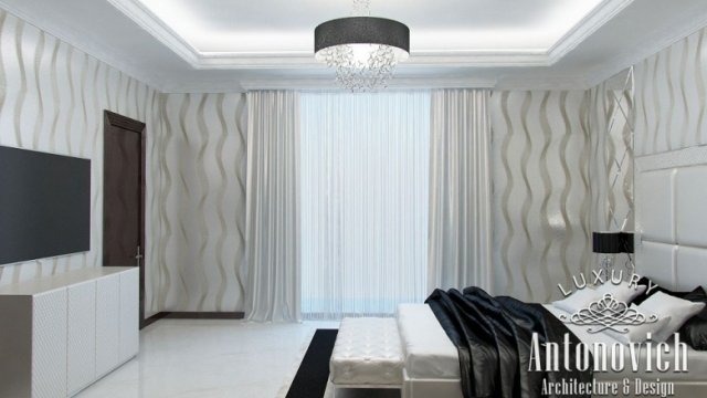 Главная спальня Элегантный дизайн интерьера от Катрины Антонович