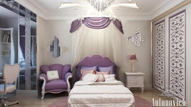 Romantic Interior Childrens Room
