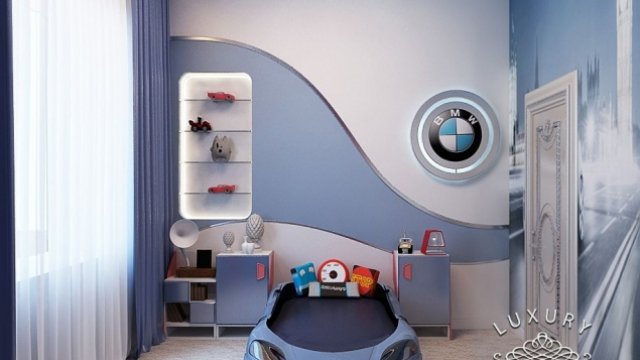 غرف أطفال في نمط BMW