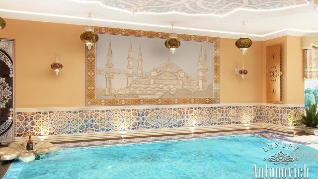 Swimming Pool in Oriental style