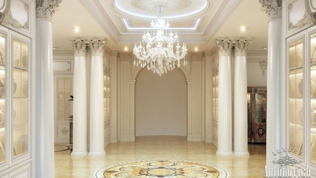 luxury and elegant hall design