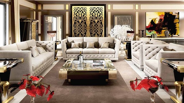 Elegant Style for Living room interior