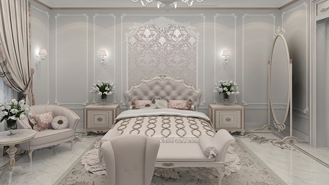 Luxury bedrooms interior